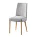 Dining Chairs Fabric Upholstered Kitchen Side Chair W/ Solid Wood Legs