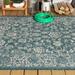 JONATHAN Y Sinjuri Bohemian Textured Weave Floral Indoor/Outdoor Area Rug