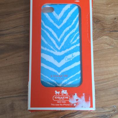 Coach Cell Phones & Accessories | Coach Iphone 5 Case | Color: Blue | Size: Os