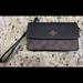 Coach Bags | Coach Wristlet Full-Size Wallet Brown With Black | Color: Black/Brown | Size: Os