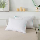 Antimicrobial 233 Thread Count Cotton White Duck Down Pillow Bed Pillow by Waverly in White (Size STAND QUEEN)