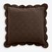 Florence Euro Sham by BrylaneHome in Chocolate (Size EURO)