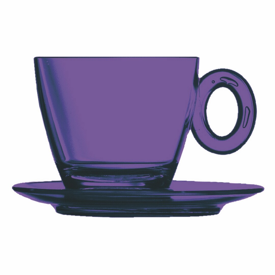 Mepra POLY KAFFEE/CAPPUCCINOTASSE SPA & WELLNESS, 6er Set Amethyst Image