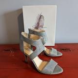Jessica Simpson Shoes | Jessica Simpson Silver Sparkle Mesh Heels Js-Mekos | Color: Silver | Size: 8.5