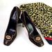 Gucci Shoes | Gucci Brown Heels Loafers 9 1/2 | Color: Brown/Red | Size: 9.5