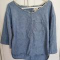 J. Crew Tops | Jcrew Women Denim Top | Color: Blue | Size: Xs