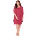 Plus Size Women's Sparkling Lace Jacket Dress by Catherines in Deep Scarlet (Size 18 WP)