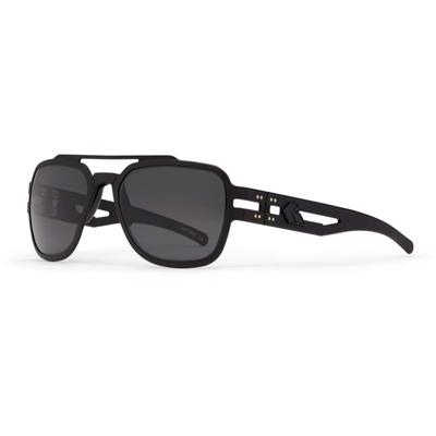 Gatorz Stark Sunglasses Matte Blackout Frame Smoke Polar Lens GZ-06-011