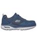 Skechers Men's Work: Arch Fit SR - Angis Comp Toe Sneaker | Size 10.0 Wide | Navy/Gray | Leather/Textile/Synthetic