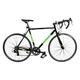 Dallingridge Guvnor Adults Road Bike, Alloy Frame, 700c Wheel, 14 Speed - Gloss Black/Acid Green (56cm)