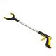 ZHDBD Reacher Grabber Tool, Premium Litter Picker Heavy-Duty Stick, Portable Claw Grabber for Elderly Arm Extension Disability Aids and Equipment,Yellow,66cm