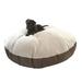 Tucker Murphy Pet™ Mulder Round Sherpa Dog Pillow Cotton/Suede in Brown | 10.5 H x 27 W x 27 D in | Wayfair C2A435CDD04E4398A080250E43A4B6D9