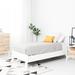 Wade Logan® Ayeshia Wood Platform Bed Wood in White | 15.31 H x 78 D in | Wayfair 57E887943C364ACC971C574BB715CE73
