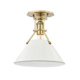 Hudson Valley Lighting Metal No.2 Semi Flush Mount - MDS353-AGB/OW