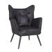 Porthos Home Terra Accent Chair with Pillow, Wingback, Microfiber Upholstery