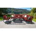 kathy ireland Madison Ave. 8-piece Outdoor Aluminum Patio Furniture Set