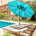 GDY 10 ft Patio Umbrella with 40 Solar LED lights (No Base)