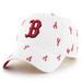 Women's '47 White Boston Red Sox Clean Up Adjustable Hat