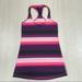 Lululemon Athletica Tops | Lululemon Pink Purple Cool Racerback Stripe Tank Top Athletic Womens Size 4/6 | Color: Pink/Purple | Size: 6