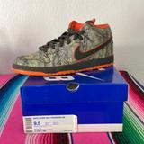 Nike Shoes | Nike Dunk Mid Premium Sb 'Real Tree Camo' | Color: Orange | Size: 9.5