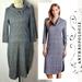 Anthropologie Dresses | Anthropologie Saturday Sunday Heather Blue Cowl Neck Casual Dress Size M | Color: Blue | Size: M