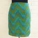 Anthropologie Skirts | Anthropologie Bright Embroidered Skirt Beth Bowley | Color: Blue/Green | Size: 2