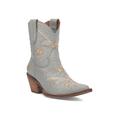 Women's Primrose Mid Calf Western Boot by Dingo in Blue (Size 8 1/2 M)