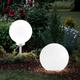 Lot de 2 lampes solaires d'extérieur à led pour prise de courant, lot de 2 lampes de jardin, boule