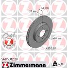 ZIMMERMANN Bremsscheibe COAT Z vorne rechts links innenbelüftet 252mm für SUZUKI 55311-52R50 55311-M69P10-000 55311-52R50-000 540.5312.20