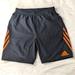 Adidas Bottoms | Adidas Euc Climalite Athletic Shorts Youth Boys L Black Orange Stripes | Color: Black/Orange | Size: Lb