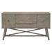 Bernhardt Albion 64" Wide 3 Drawer Sideboard Wood in Brown/Gray | 36.13 H x 64 W x 19 D in | Wayfair 311130