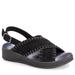 MUK LUKS City Highrise Sandals - Womens 9.5 Black Sandal Medium