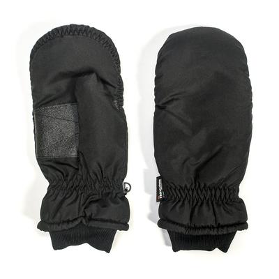 Quiet Wear Men's Waterproof Nylon Mittens Black L Polyester