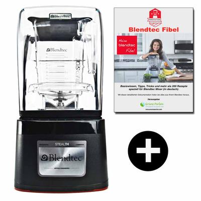 Blendtec Stealth 885 + GP-Blendtec Fibel (ohne Behälter) | Hochleistungsmixer für Gewerbe & Business | Smoothie Mixer Bl