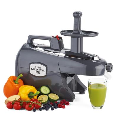 Green Star Pro Saftpresse | Doppelwalzen Entsafter