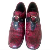 Coach Shoes | Coach Snakeskin Shoes | Color: Black/Red | Size: 10