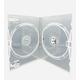 100 x Double Clear 14mm DVD CD Blu Ray Side By Side Case to Hold 2 Discs