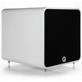 Q ACOUSTICS Q B12 Subwoofer Gloss White - Featuring Infinite Baffle Enclosure, 12 Inch Driver, 220-watt Class D Amplifier, 50mm Voice Coil - Active Subwoofer for Hi Fi Music Systems