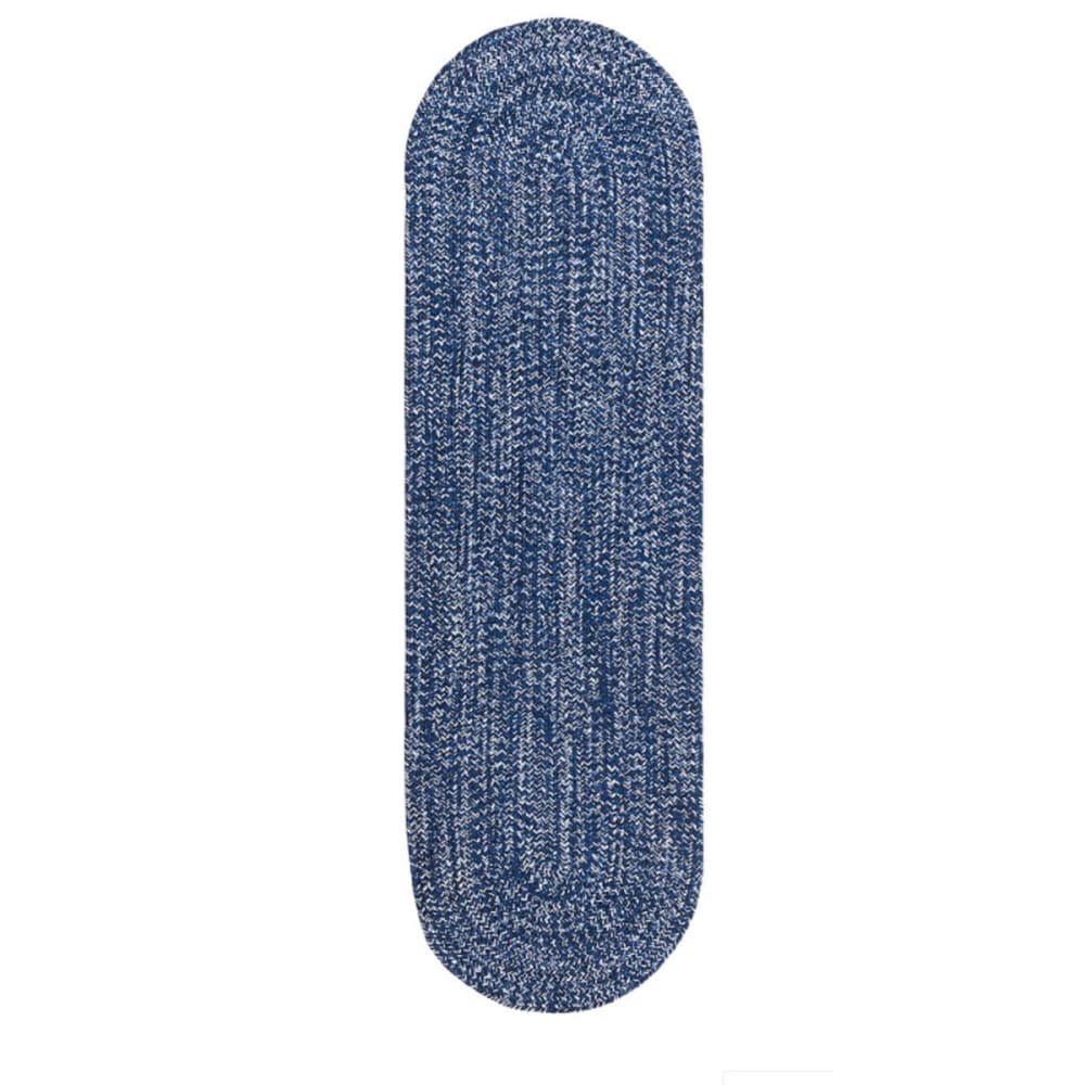 Tapis en jute bleu 60x120 cm