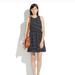 Madewell Dresses | Madewell Pierside Sleeveless Striped Black & White Knit Mini Dress Pockets Large | Color: Black/White | Size: L