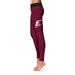 Women's Maroon Eastern Kentucky Colonels Solid Yoga Leggings