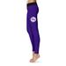 Women's Purple High Point Panthers Solid Yoga Leggings