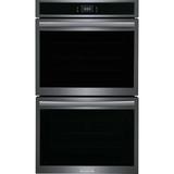 Frigidaire 30" 10.6 cu. ft Convection Electric Double Wall Oven, Stainless Steel in Black | 50.75 H x 29.87 W x 25.18 D in | Wayfair GCWD3067AD