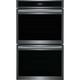 Frigidaire 30" 10.6 cu. ft Convection Electric Double Wall Oven, Stainless Steel in Black | 50.75 H x 29.87 W x 25.18 D in | Wayfair GCWD3067AD