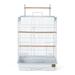 Tucker Murphy Pet™ Chuhay 24" Play Top Table Top Bird Cage w/ Perch Plastic/Steel in Blue | 24 H x 18 W x 18 D in | Wayfair