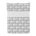 East Urban Home Microfiber Reversible Coverlet/Bedspread Set Microfiber in Gray/White | Queen Bedspread + 2 Shams | Wayfair