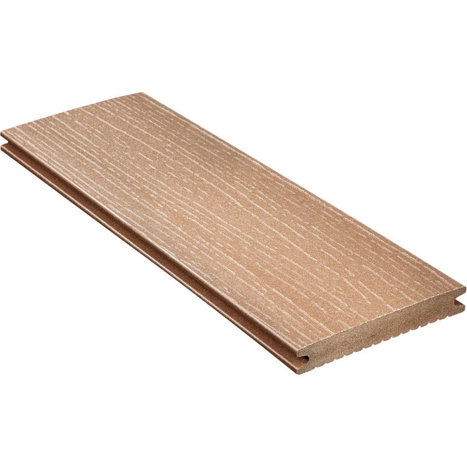 NATURinFORM WPC-Terrassendiele 21x140 mm DIE KERNIGE terrabraun massiv, 5000 mm Image