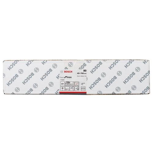 Schleifbänder Y580 für Rohrbandschleifer grb 14 ce, 40x760mm K80 10 Stk. – Bosch