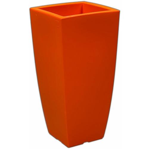 UVV - Design-Pflanztopf stilo als stylisches Rechteck in schönen Farben h: 70cm - Orange