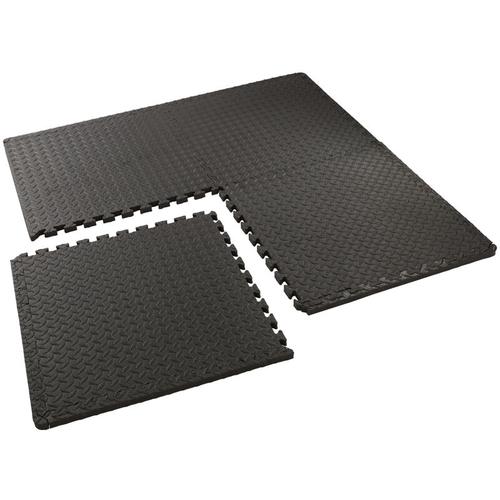 Schutzmatten Set, 12 Puzzle Matte 60 x 60cm Bodenschutzmatten für Fitness Sport Garage Fitness Pool